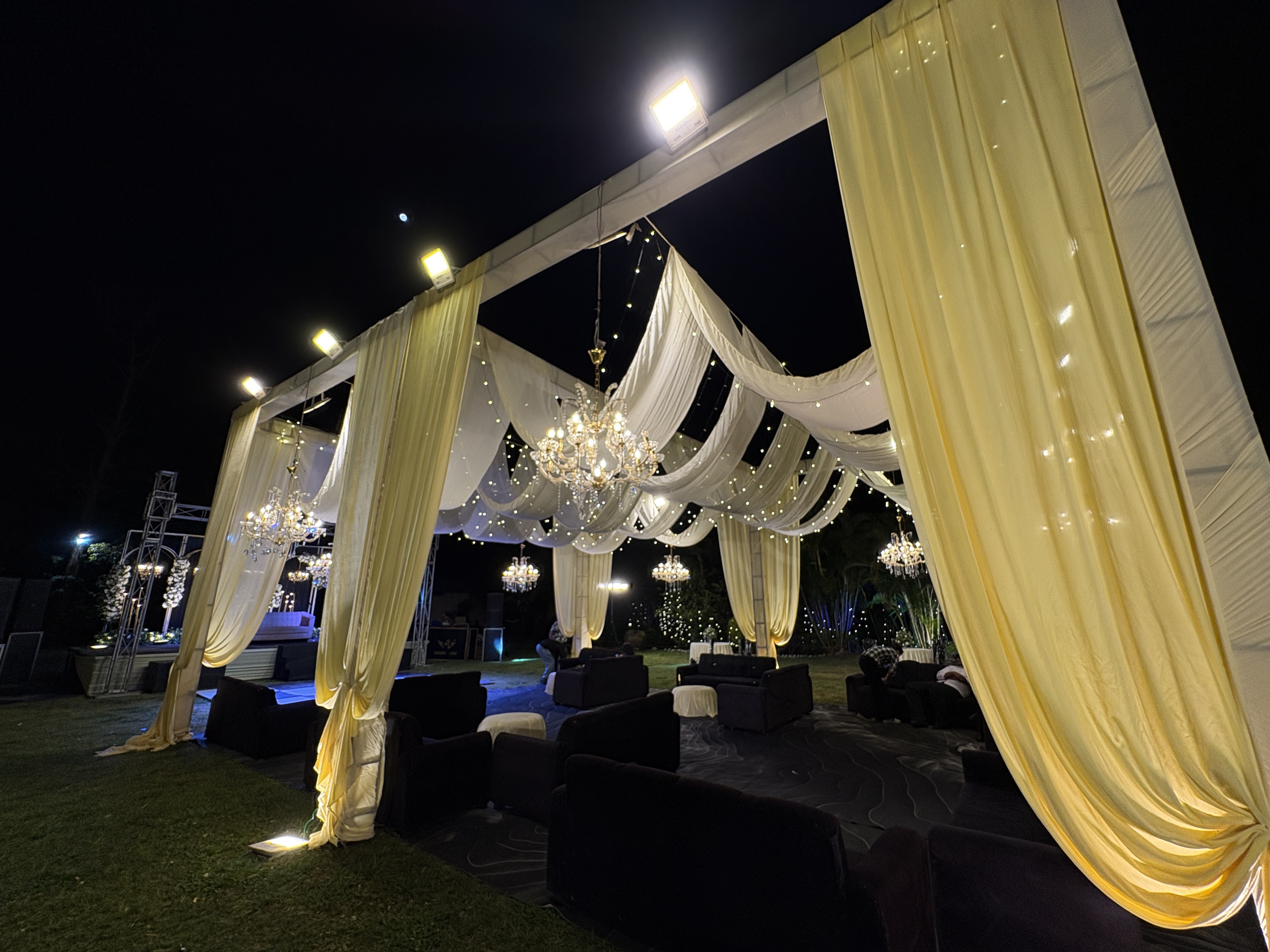 Sangeet wedding photo at Corbett Wild Resort